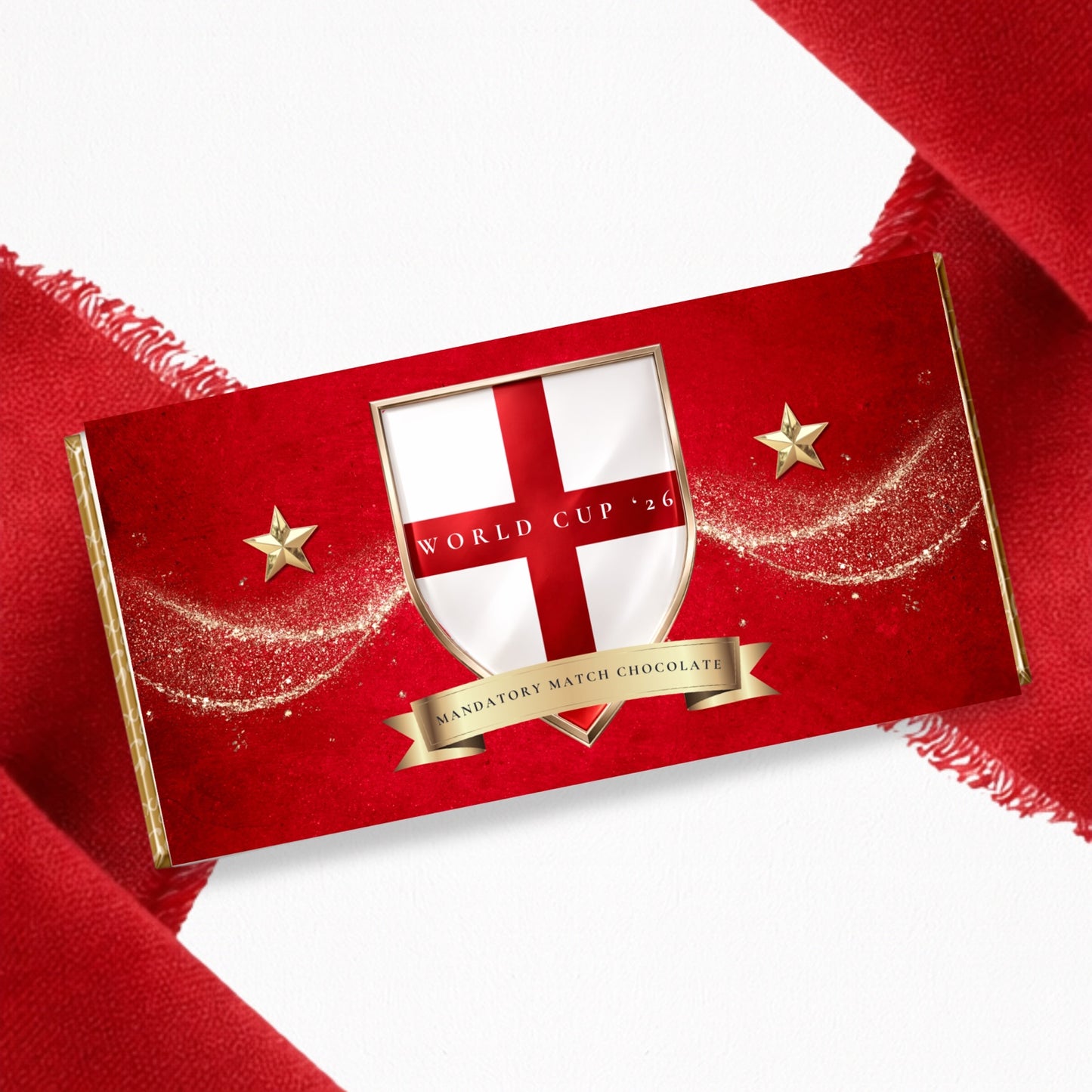 Personalised Football Chocolate Bar | World Cup Gift | England Scotland Chocolate | Match Day Treat
