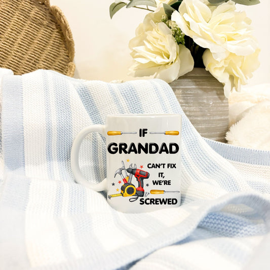 “If Dad Can’t Fix It” Mug | DIY Dad Gift | Father’s Day Mug | Handyman Coffee Cup