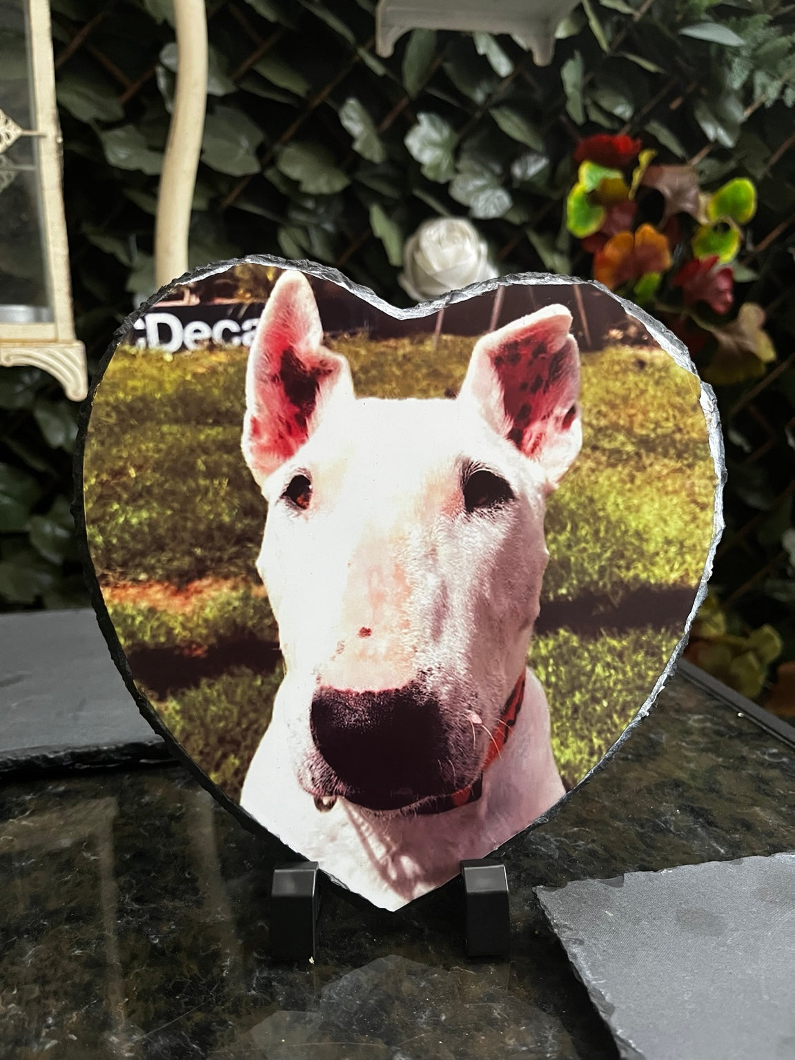 Personalised Heart Photo Slate