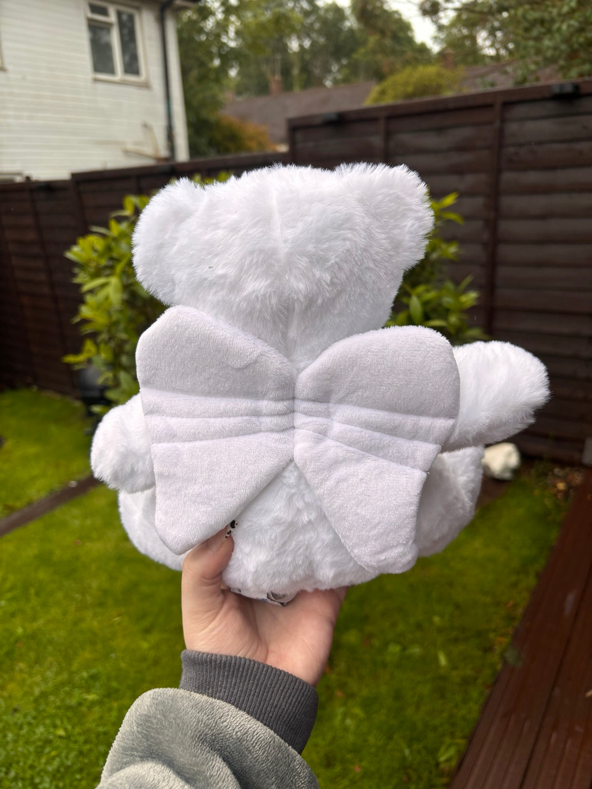 Personalised Angel Bear Memorial Teddy | Photo Memory Bear | Bereavement Gift | Remembrance Teddy Bear | A Cuddle From Heaven Keepsake