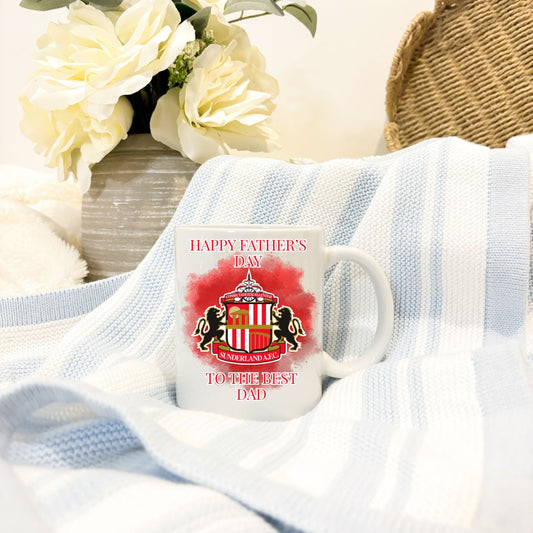 Personalised Football Dad Mug | Custom Football Team Father’s Day Mug | Best Dad Football Mug | Double Sided Football Fan Gift Mug