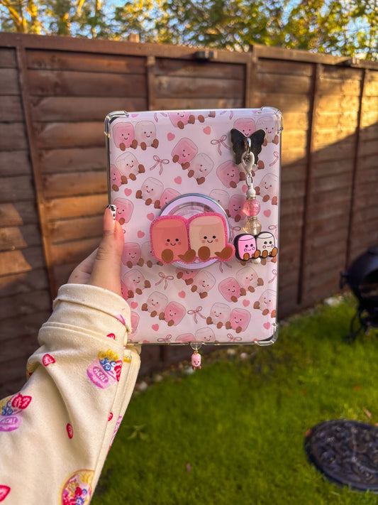 Jellycat Marshmallow Inspired Kindle Accessory Set | Kindle Bundle | Pop Socket, Kindle Charm & Dust Plug Set | Book Lover Gift | Reader Accessories